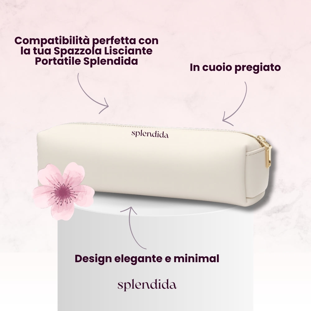 Splendida™ TravelCase in Cuoio per Spazzola