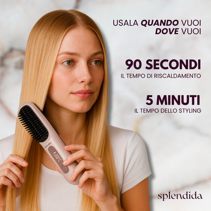 Splendida™ Spazzola Lisciante Portatile