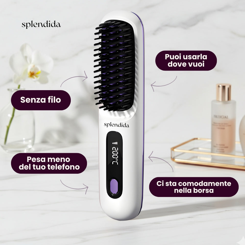 Splendida™ Spazzola Lisciante Portatile