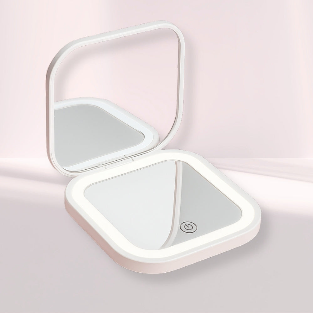 Splendida™ GlowMirror - Specchietto Luminoso Portatile