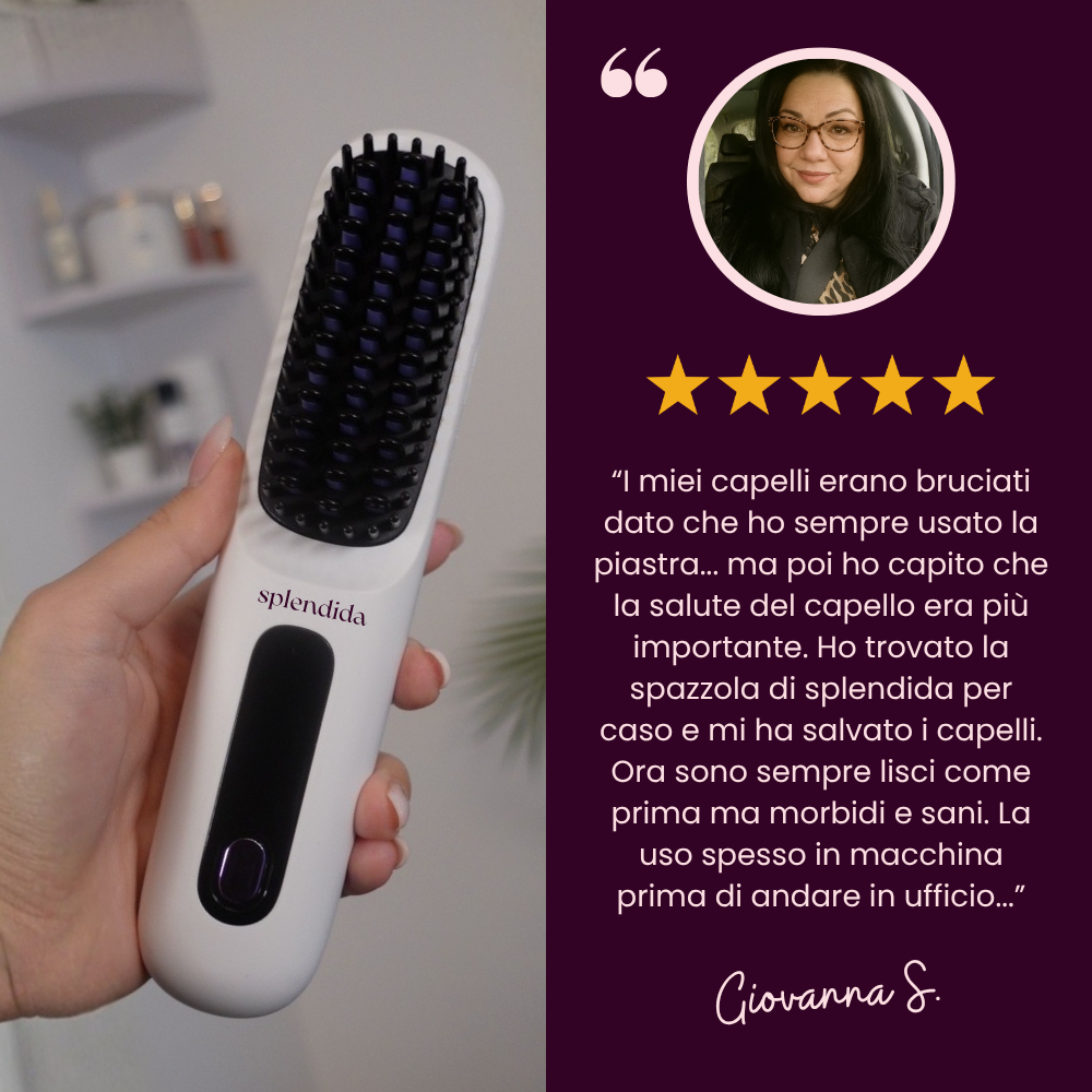 Splendida™ Spazzola Lisciante Portatile