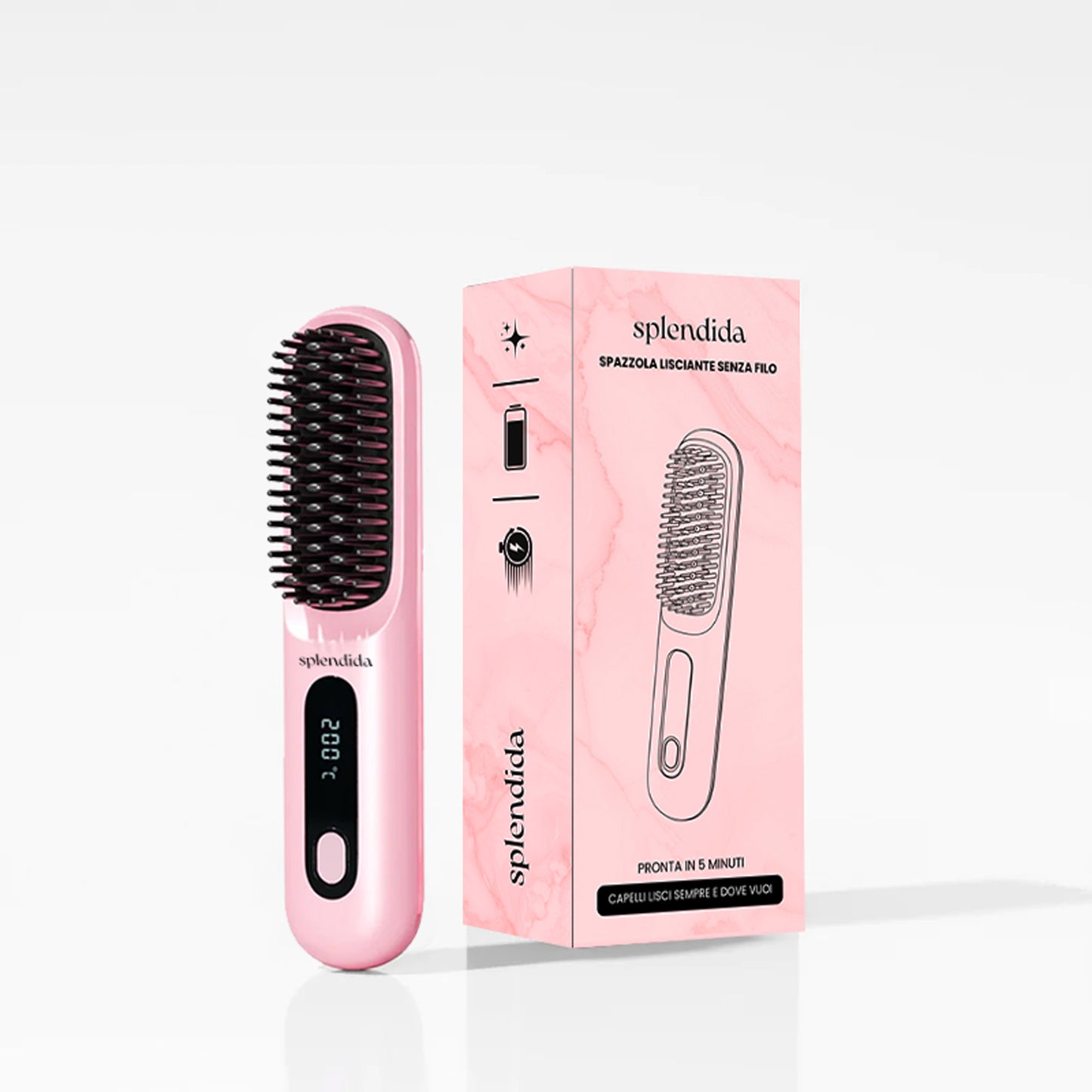 Splendida™ Spazzola Lisciante Portatile